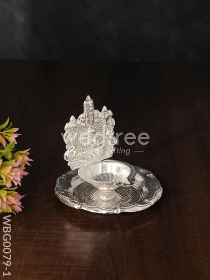 German Silver Diya - WBG0079