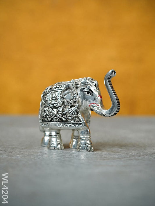 German Silver Elephant Figurine - 3 inch - WL4204