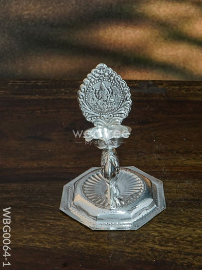German Silver Elephant Kamakshi Diya - WBG0064