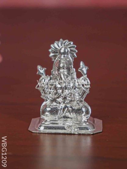 German Silver Ganesha Idol - WBG1209