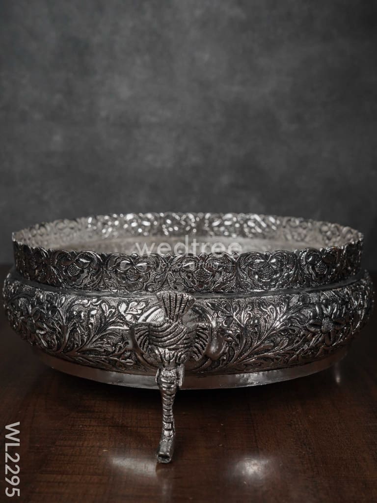 German Silver Hand Engraved Design with Antique finish ( 10 inch ) - WL2295