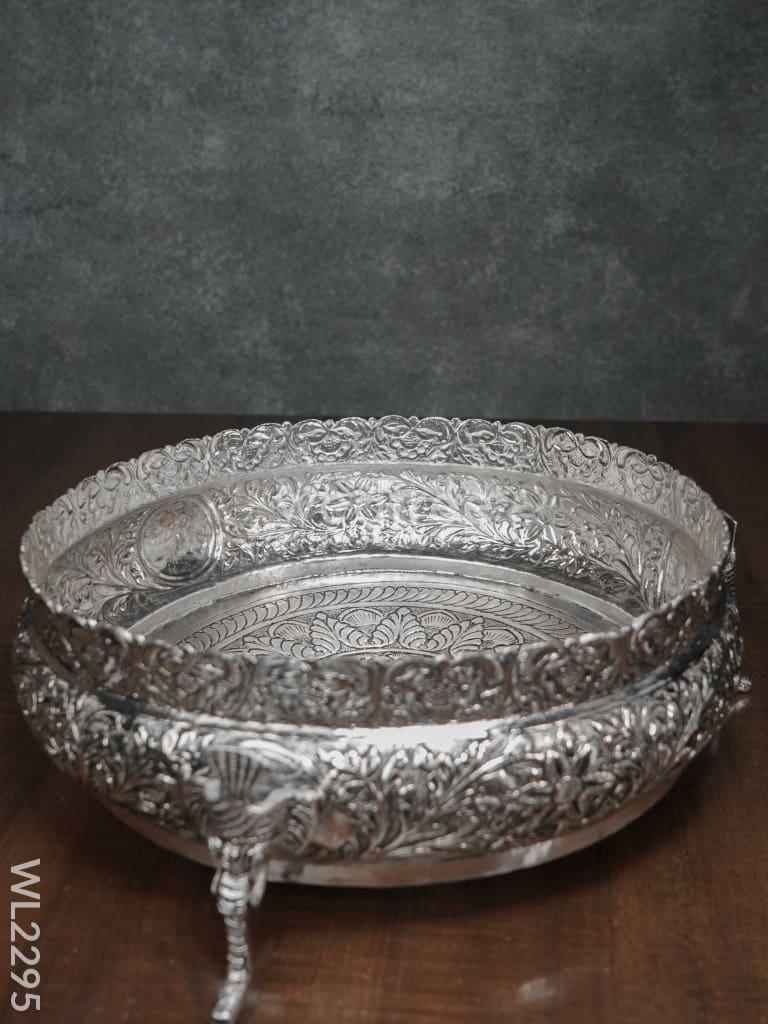 German Silver Hand Engraved Design with Antique finish ( 10 inch ) - WL2295
