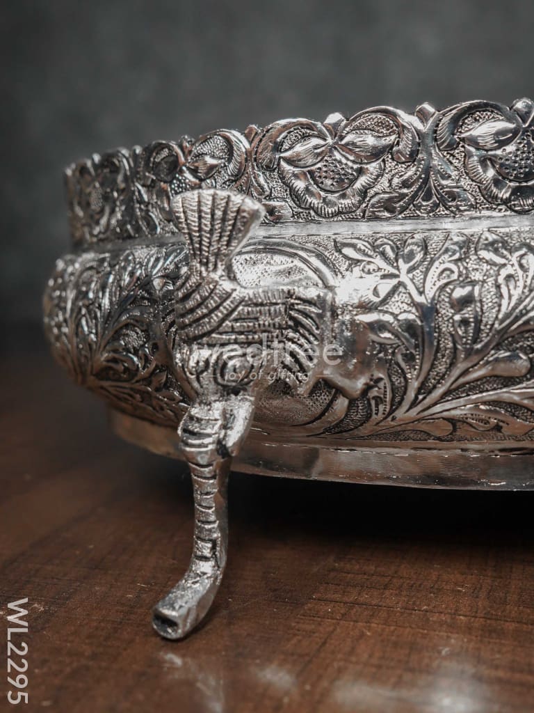 German Silver Hand Engraved Design with Antique finish ( 10 inch ) - WL2295
