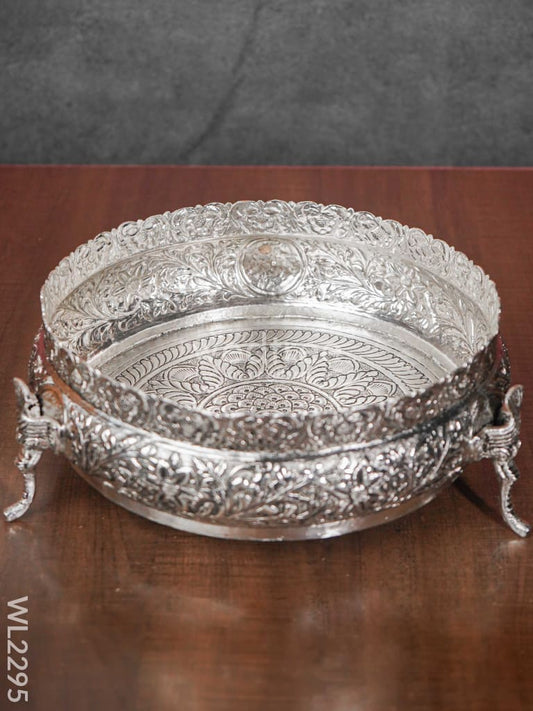 German Silver Hand Engraved Design with Antique finish ( 10 inch ) - WL2295