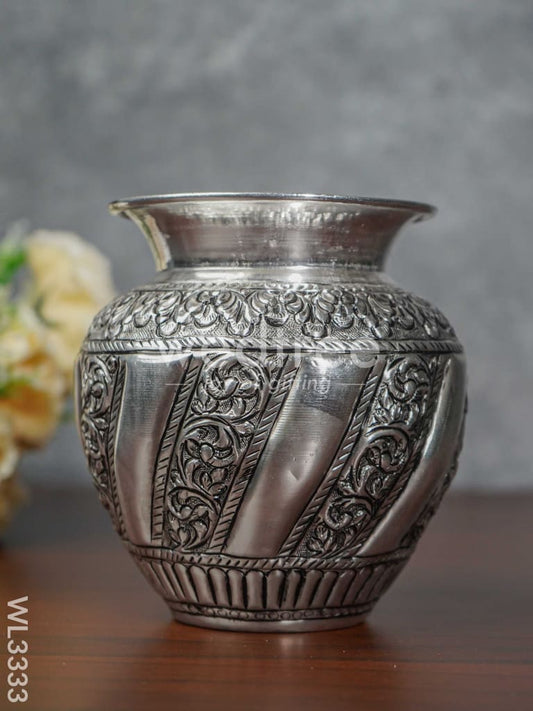 German Silver Kalash with Antique Finish - WL3333