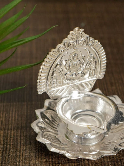 German Silver Kamatchi Diya - WBG0056