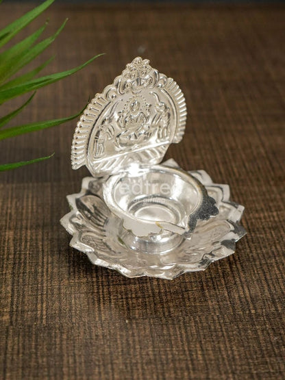 German Silver Kamatchi Diya - WBG0056
