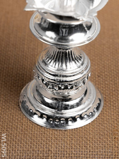 German Silver Kuthu Vilakku with Annapakshi Motif - WL5095