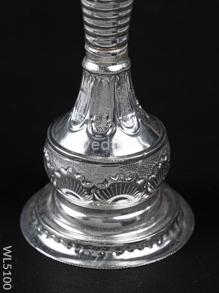 German Silver Kuthu Vilakku with Annapakshi Motif - WL5100