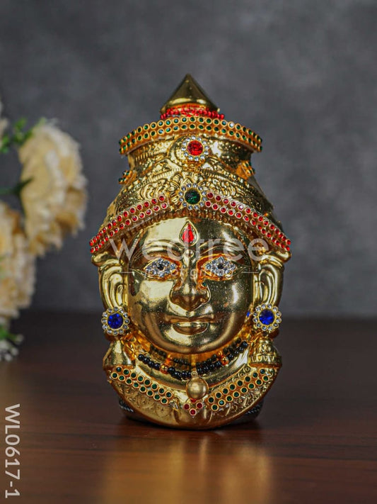 German Silver Devi Face - WL0617