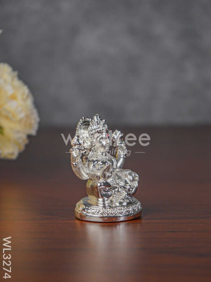 German Silver Lakshmi Idol - WL3274