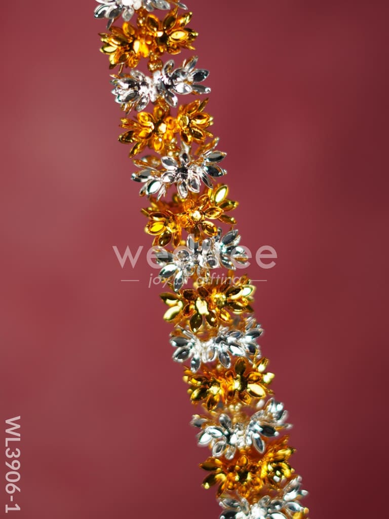German Silver Parijata Flower Malai - WL3906