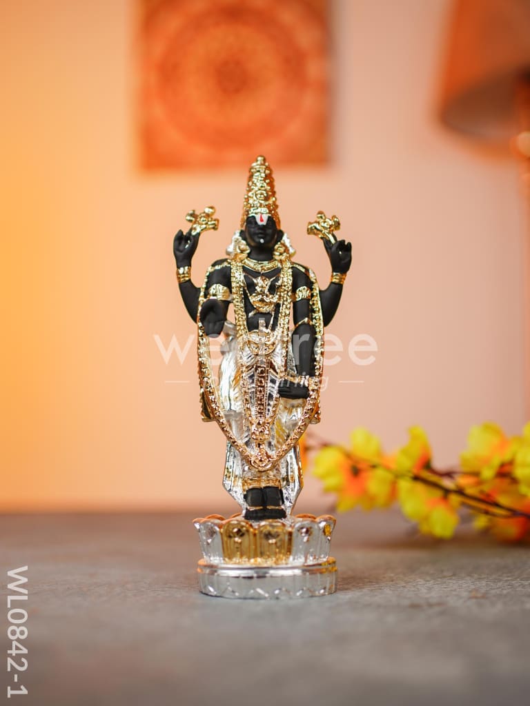 German Silver Tirupathi Balaji Idol Medium - WL0842