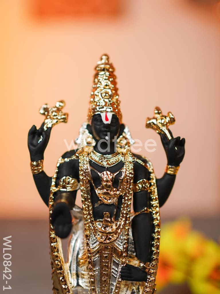 German Silver Tirupathi Balaji Idol Medium - WL0842