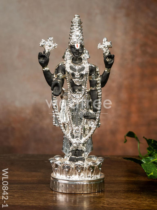 German Silver Tirupathi Balaji Idol Medium - WL0842