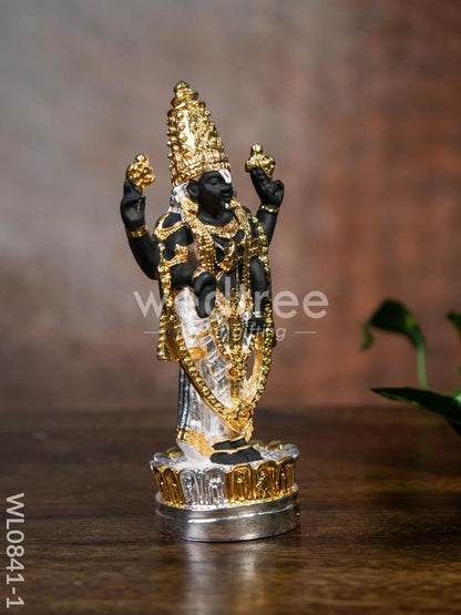 German Silver Tirupathi Balaji Idol Small - WL0841
