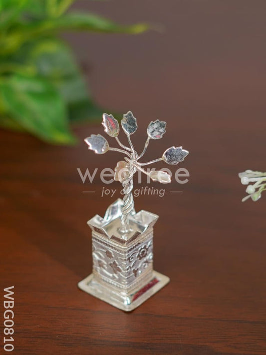 German Silver Tulasi Maadam -   WBG0810