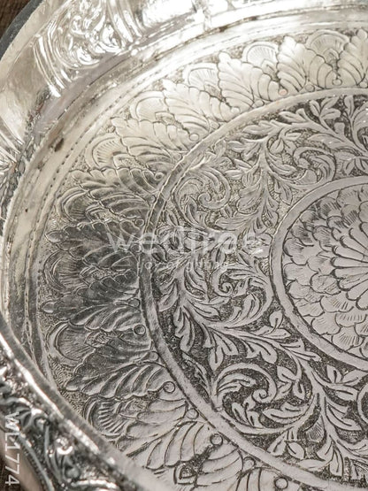 German Silver Urli - 10 Inches (Black Antique Finish) - WL1774