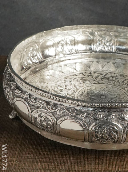 German Silver Urli - 10 Inches (Black Antique Finish) - WL1774