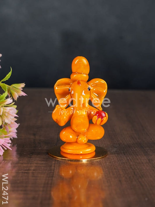 Glass Ganesha Idol - WL2471