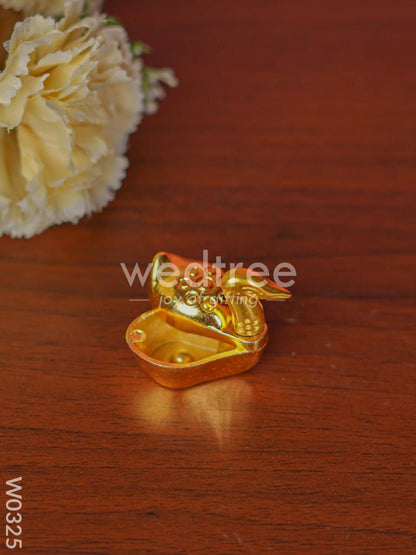 Gold Duck Kumkum Holder - W0325