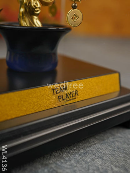 Gold Foil Money Tree - WL4136