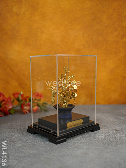 Gold Foil Money Tree - WL4136
