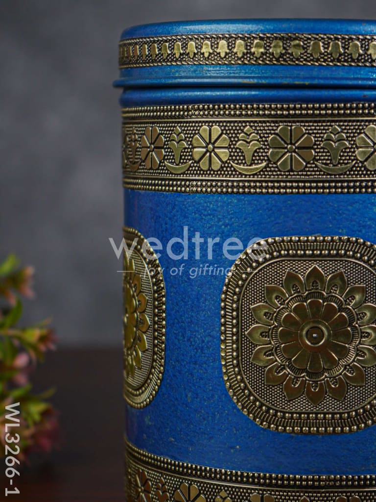 Gold Oxidized Dabba - WL3266-1
