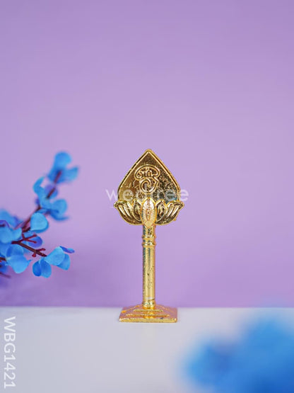 Gold Plated Murugan Vel - Gold - WBG1421-1