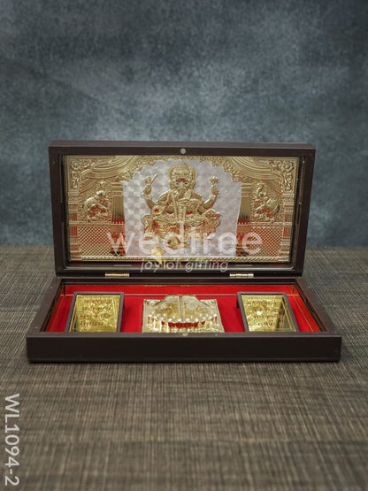 Gold Plated Prayer Box Large - WL1094