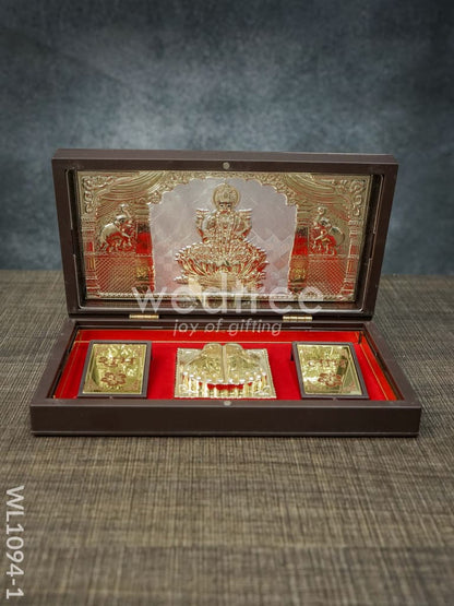 Gold Plated Prayer Box Large - WL1094