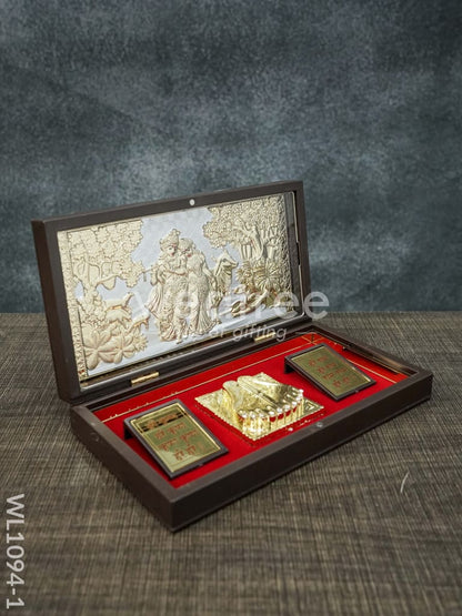 Gold Plated Prayer Box Large - WL1094