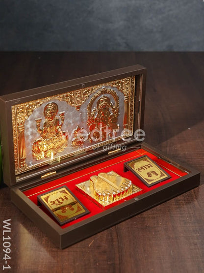 Gold Plated Prayer Box Large - WL1094