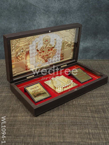 Gold Plated Prayer Box Large - WL1094