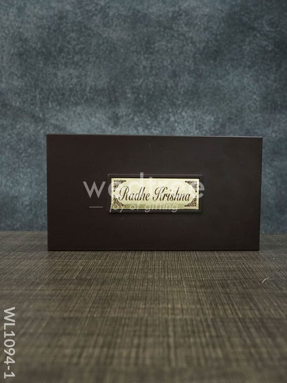 Gold Plated Prayer Box Large - WL1094
