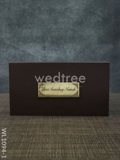 Gold Plated Prayer Box Large - WL1094