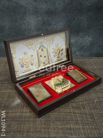 Gold Plated Prayer Box Large - WL1094