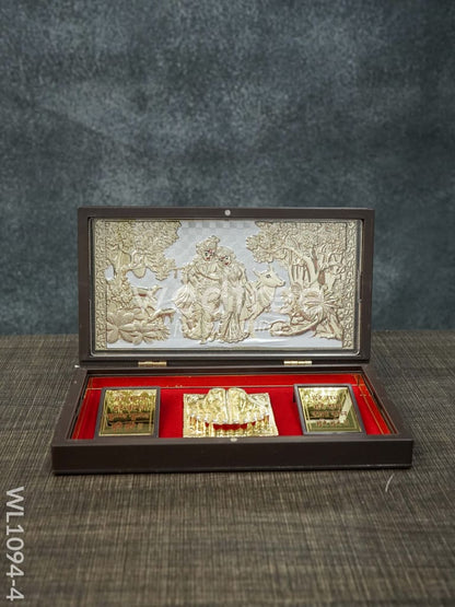 Gold Plated Prayer Box Large - WL1094