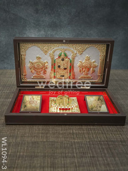 Gold Plated Prayer Box Large - WL1094