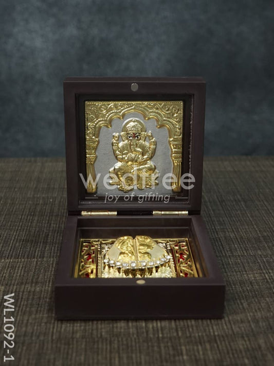 Gold Plated Prayer Box Mini - WL1092