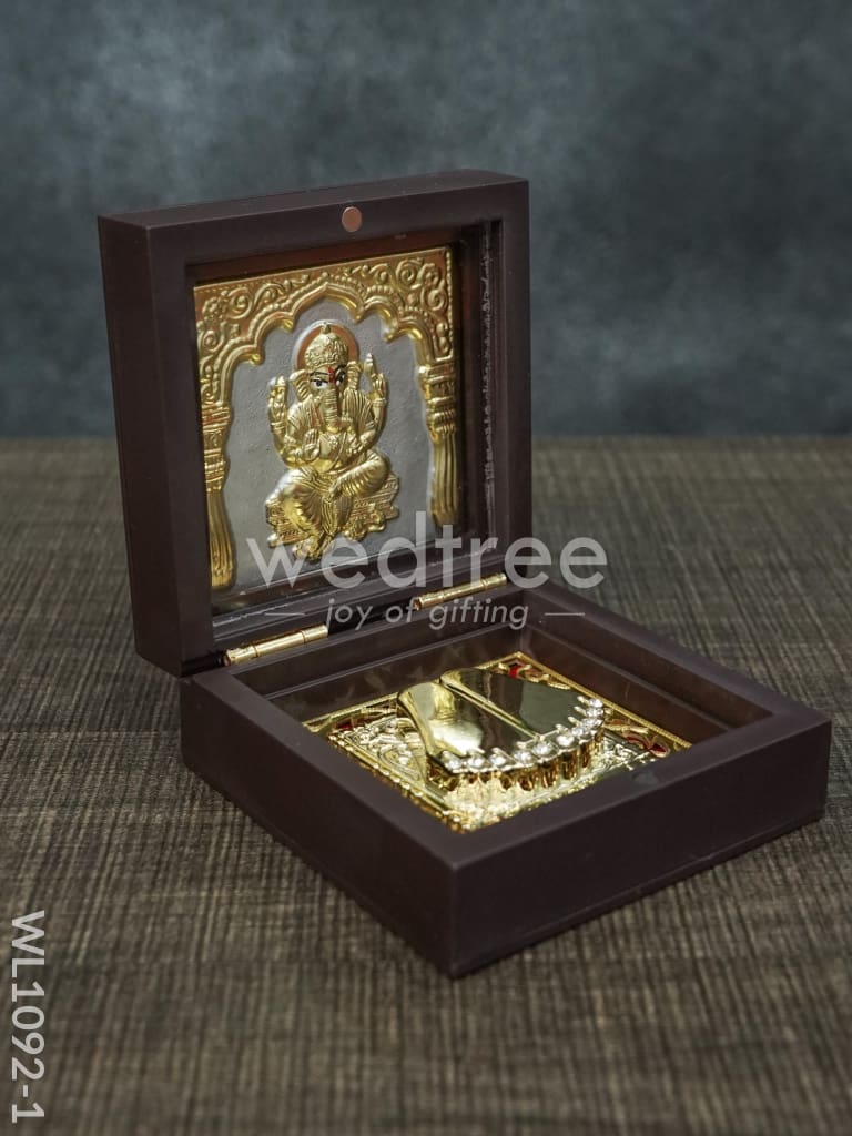 Gold Plated Prayer Box Mini - WL1092