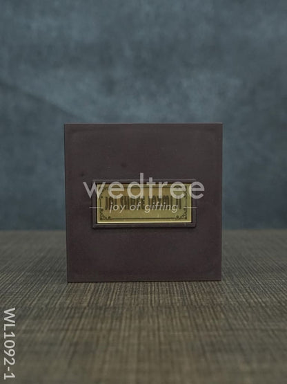 Gold Plated Prayer Box Mini - WL1092