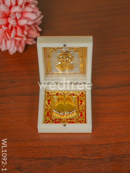 Gold Plated Prayer Box Mini - WL1092