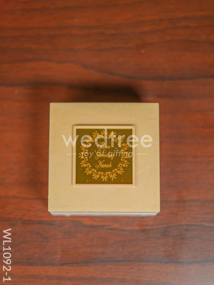 Gold Plated Prayer Box Mini - WL1092