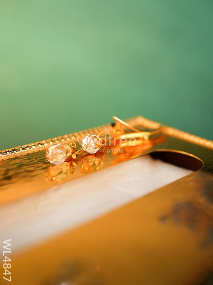 Gold Plated Tissue Box Holder - WL4847