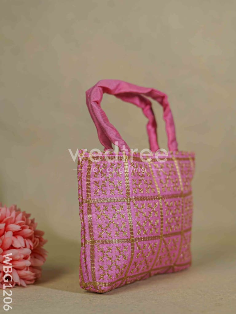 Golden Embroidery Hand Bag - WBG1206