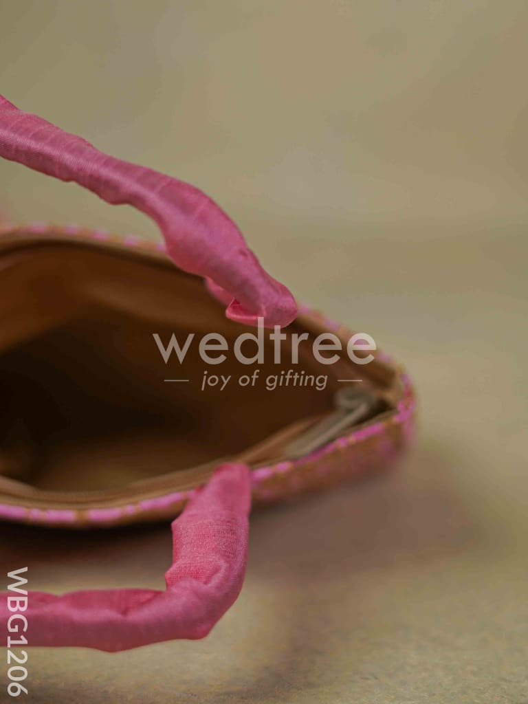 Golden Embroidery Hand Bag - WBG1206