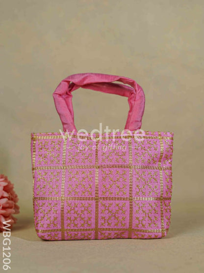 Golden Embroidery Hand Bag - WBG1206