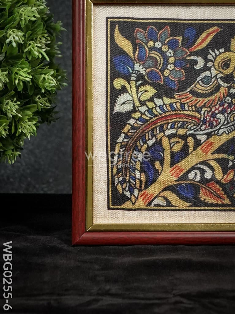 Golden Frame:Peacock Design  - WBG0255-6