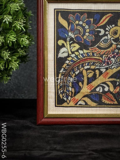 Golden Frame:Peacock Design  - WBG0255-6